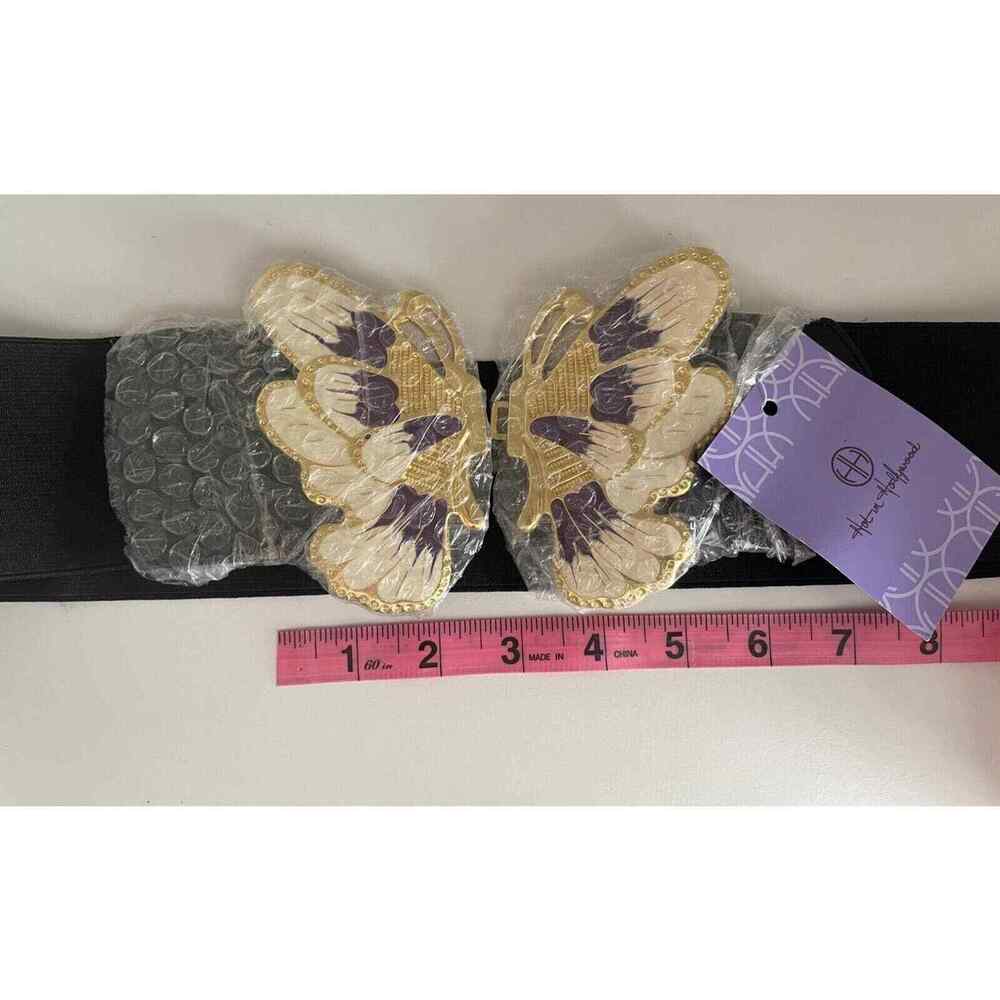 Butterfly Belt with Gold Purple Clasp New With tags